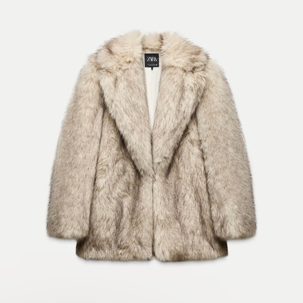 Zara Fur Jacket/Coat
